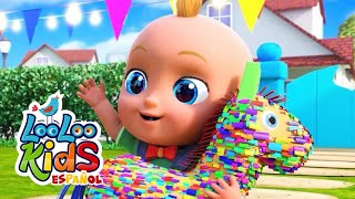 ¿Quién rompe la piñata y Las Mejores Canciones Infantiles  LooLoo [upl. by Ocirnor]