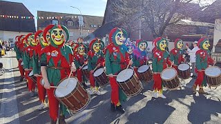 🥳🎉 Fasnacht in Möhlin Großer Umzug am Fasnachtsdienstag 2023 🎺🥁 Livestream 21022023 [upl. by Rubi]