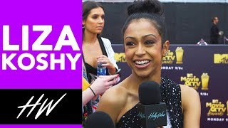 LIZA KOSHY Dishes on Interviewing OBAMA and Meeting 13 Reasons Why Cast at The MTV Movie Awards [upl. by Nrevel]