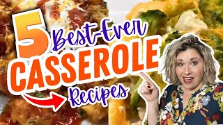 5 UNBELIEVABLE FALL CASSEROLE RECIPES your Family WILL Want On REPEAT [upl. by Grati]