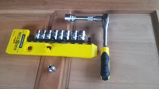 Socket wrench set HASSTON  Kunci Ratchet [upl. by Ylrae753]