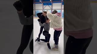 Vasilisa Kaganovskaya and Maxim Nekrasov practice [upl. by Rosa]