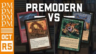 UR Stiflenought vs The Rock  Round 5  October Premodern MTG Tournament [upl. by Mw]