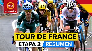 Resumen del Tour de Francia 2023  Etapa 2 [upl. by Hctim]