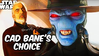 Why Did Cad Bane Side With The Separatists In The Clone Wars [upl. by Spalla729]