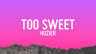 Hozier  Too Sweet Lyrics [upl. by Anihsat]