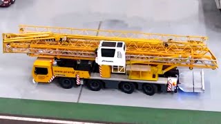 Awesome RC Liebherr MK80 Tallest Mobile Crane on Liebherr RoadShow [upl. by Ramak652]