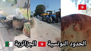 الحدود التونسية 🇹🇳 الجزائرية 🇩🇿 كسرة طابونا les frontières entre lAlgérie et la Tunisie [upl. by Aznofla958]