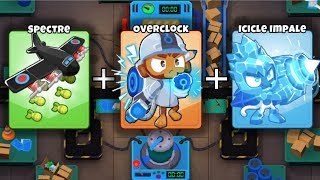 Workshop CHIMPS with an OVERCLOCKED SPECTRE amp Icicle Impale  Bloons TD 6 [upl. by Ardnohsal]