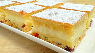 Quick Delicious Cake recipe  You will make this cake every day Fruit Custard cake  Easy recipe [upl. by Kellie653]