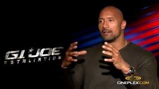 Dwayne Johnson and Adrianne Palicki GI Joe Retaliation  Cineplex Interview [upl. by Laniger]