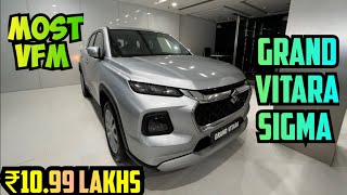 Grand Vitara Sigma❤️‍🔥Most Demanding Model🥂₹1099 lakhs Mai Feature Loaded 🫡😎 [upl. by Anaul]