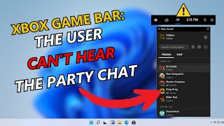 Fix Xbox Game Bar Voice Chat Not Working In Windows 1110 2023 EDITION [upl. by Anetsirhc]