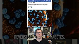 Diabetes CURED w Stem Cell Therapy diabetes stemcells science [upl. by Leahcimdivad]