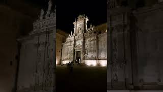 Italy night Lecce Puglia 2024 italy travel italia [upl. by Grondin]