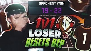 1 V 1 AGAINST TRASH TALKER LOSER HAS TO RESET THEIR MYPARK REP 😱😳😨 [upl. by Sterling]