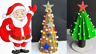 DIY Christmas Tree Christmas Tree Making Ideas  Christmas Craft Ideas  Christmas Decorating ideas [upl. by Amat748]