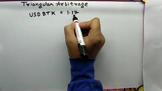 International finance  Triangular arbitrage part 1 [upl. by Yrome]