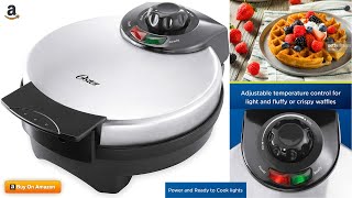 Best Oster Belgian Waffle Maker Stainless Steel CKSTWF2000 10 Inch [upl. by Aleda]