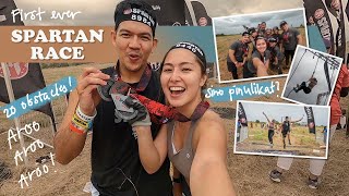 First Spartan Race PH Experience  SPRINT 5K with 20 Obstacles [upl. by Emelun]