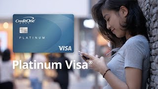 Credit One Bank Platinum Visa® Perks – Mobile Phone [upl. by Denison]