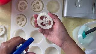 Making Melt and Pour Loofah Soap [upl. by Ayel]