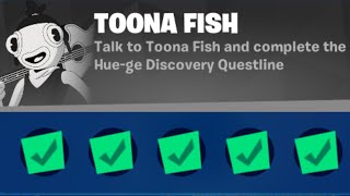 Toona Fish All Quest  Fortnite [upl. by Madelle932]