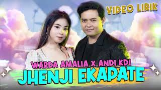 Jhenji Ekapate  Andi KDI Feat Warda Amalia  New RGS  Lagu Madura Lyric Video [upl. by Eymaj568]