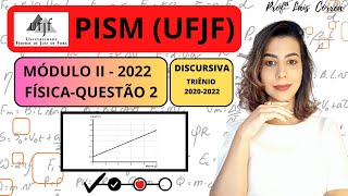 FÍSICA  PISM 2022  MÓDULO II  QUESTÃO 02  DISCURSIVA  Cláudia é uma pesquisadora em Ciência [upl. by Meredithe978]