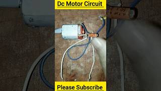 How to connect DC motor with capacitor 😎 shorts trending dcmotor experiment HackerJP [upl. by Siri]