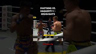 Rodtang vs Haggerty I  Highlights [upl. by Hughmanick]