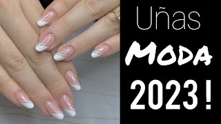 UÑAS DISEÑOS 2023  TENDENCIAS IDEAS UÑAS ELEGANTES [upl. by Luhe218]