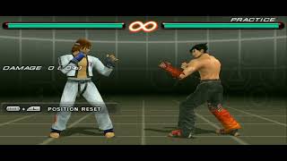 Tekken 6 PPSSPP  Sample Combo Hwoarang [upl. by Firehs]