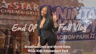 VLOGMAS DAY 1 My CRUSH took me on a 200 MOVIE DATE and THIS HAPPENED 🤑 😍  Ninja Kidz Park [upl. by Jovi]