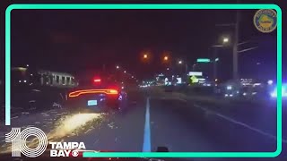 Multiple people arrested after FHP police disrupt planned street takeover in Tampa [upl. by Darwin]