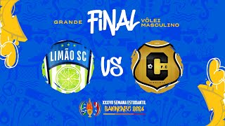 GRANDE FINAL VÔLEI MASC  LIMÃO SC X CUMBUCÃO SEB24 LIVE 🔴 [upl. by Phillip]