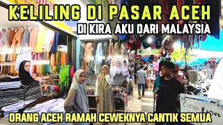 Pasar Aceh Banda Aceh Tempat Cari Baju murah [upl. by Yremrej186]