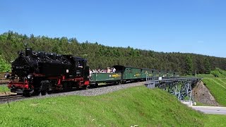 Sommerstimmung bei der Fichtelbergbahn [upl. by Ilocin18]