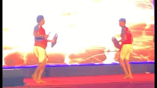 Kalaripayattu à la Fête de Pondichéry 2024 [upl. by Yerocal]