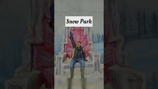 Snow Park In Statue Of Belief  snowpark statueofbelief minivlog snow nathdwara davidsolanki [upl. by Fonseca]