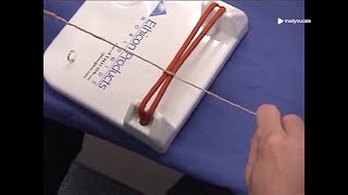 TwoHanded Surgical Knot  Basic surgical techniques [upl. by Anytsirhc]