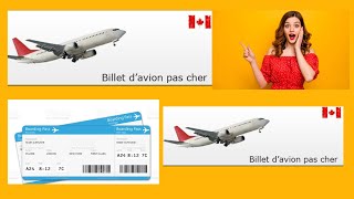 billet davion pas cher  comment réserver un billet davion [upl. by Onailimixam]