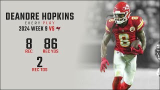 DeAndre Hopkins Week 9 Replay Every Target and Catch vs Tampa Bay Buccaneers [upl. by Eceertal]