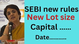 sebi new rules fampo traders  New Lot size  capital [upl. by Hollington202]