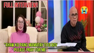 KRIS AQUINO FAST TALK WITH BOY ABUNDAMAY TANING NA ANG BUHAY [upl. by Aenat]