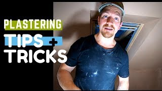 Plastering Tips amp Tricks SPEEDSKIM Plastering Reveals Wet Angles TIPS amp ADVICE [upl. by Kitti952]