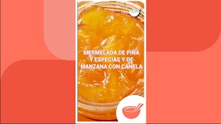 Mermelada de piña y manzana ¡Rápido y fácil  Comedera [upl. by Marduk]