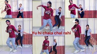 Yuhi Chala chal Rahi  dance performance  swades movie  choreography  easy dance steps shahrukh [upl. by Norod198]