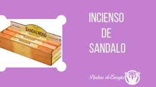 Incienso de sandalo [upl. by Eelitan]