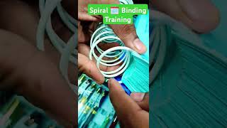 Spiral Binding at Home spiralbinding stampfactory shortvideo [upl. by Downey]